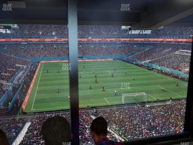 Hard Rock Stadium - Section Liv S Seat View