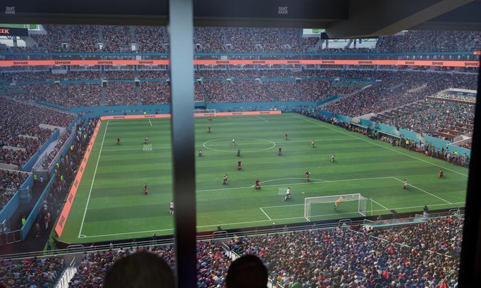 Hard Rock Stadium - Section Liv S Seat View