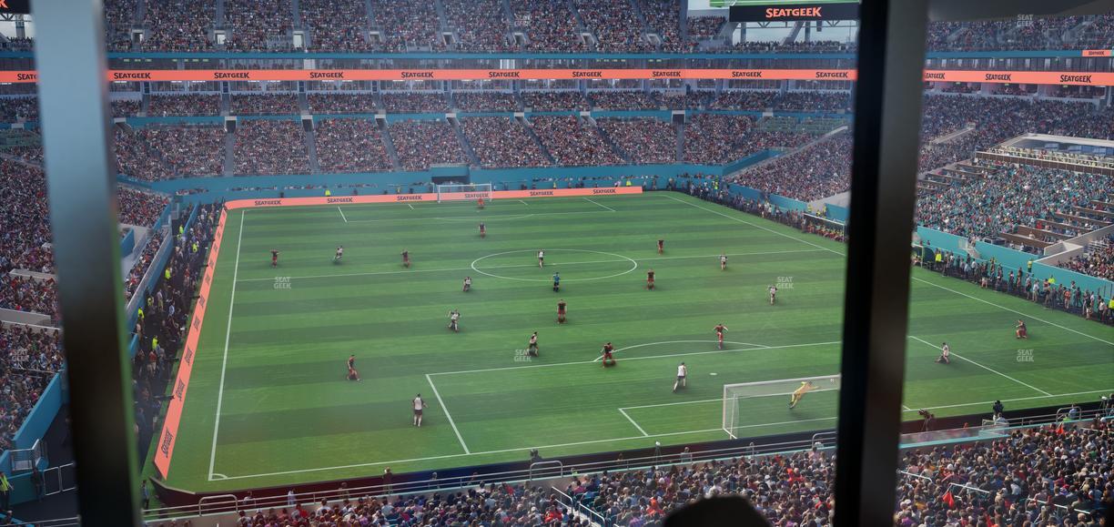 Hard Rock Stadium - Section Liv T Seat View