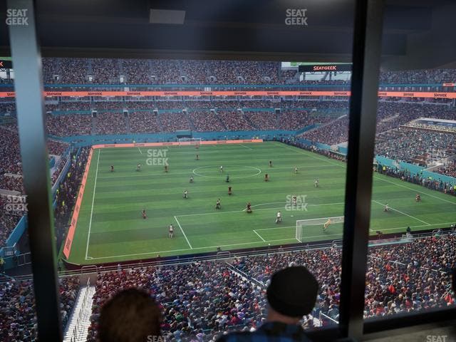 Hard Rock Stadium - Section Liv T Seat View