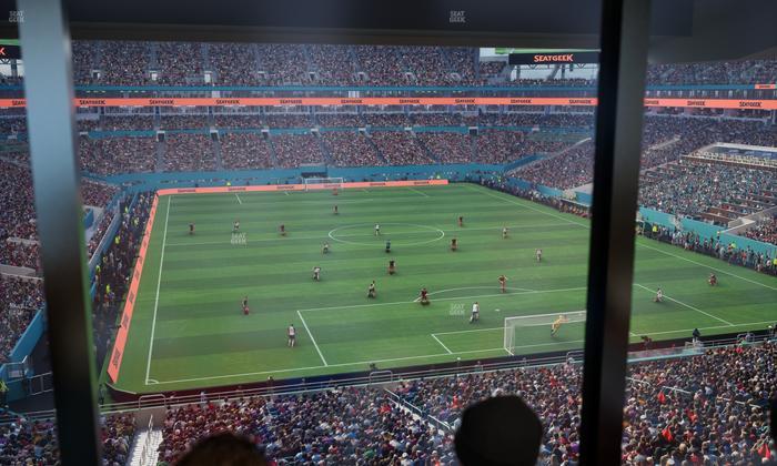 Hard Rock Stadium - Section Liv T Seat View