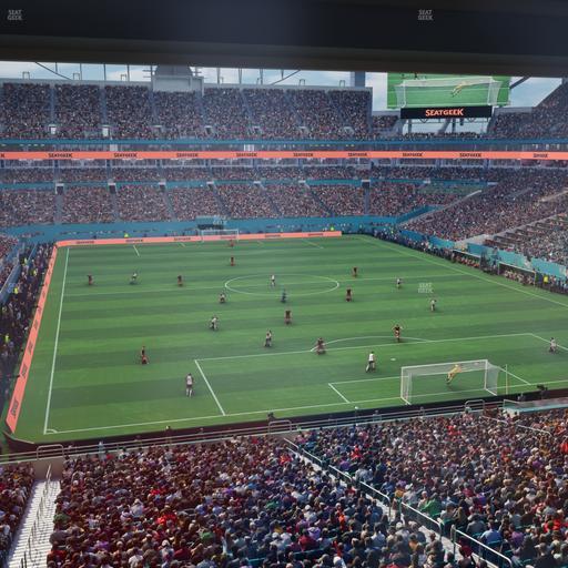 Hard Rock Stadium - Section Liv T Seat View