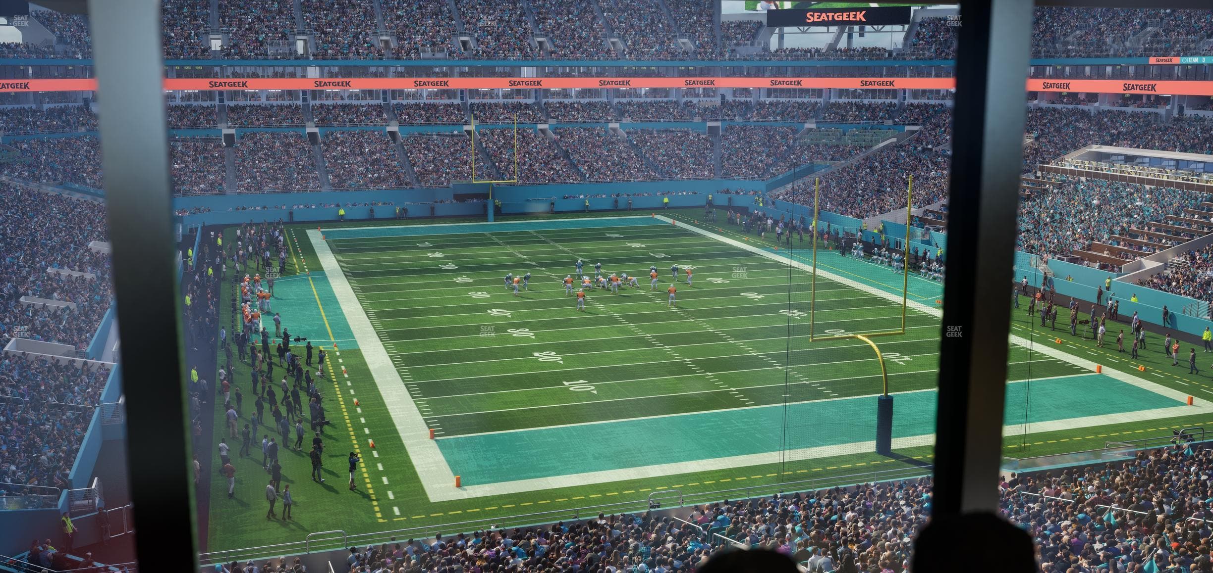 Hard Rock Stadium - Section Liv U Seat View