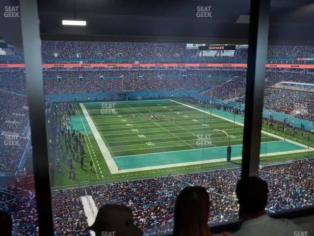 Hard Rock Stadium - Section Liv U Seat View
