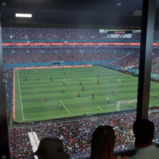 Hard Rock Stadium - Section Liv U Seat View