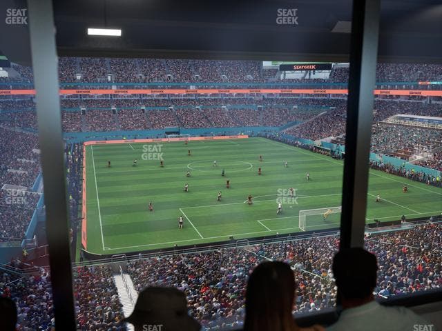 Hard Rock Stadium - Section Liv U Seat View