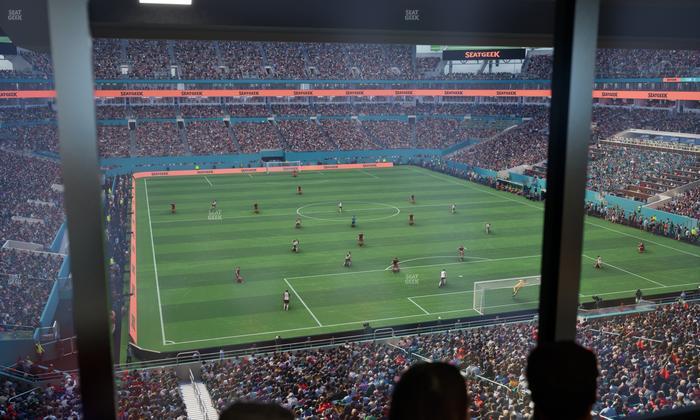 Hard Rock Stadium - Section Liv U Seat View