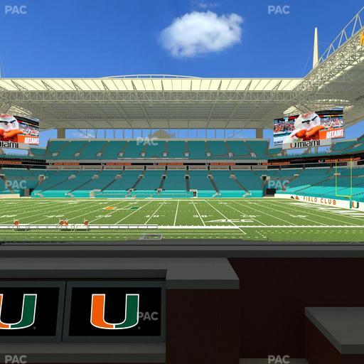 Hard Rock Stadium - Section Living Room Boxes 1 Seat View