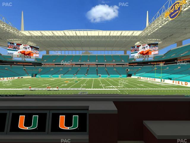 Hard Rock Stadium - Section Living Room Boxes 1 Seat View