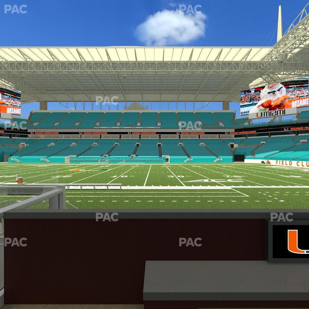 Hard Rock Stadium - Section Living Room Boxes 1 Seat View