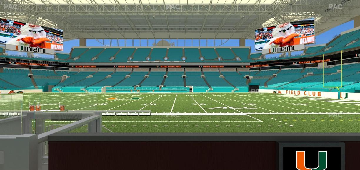 Hard Rock Stadium - Section Living Room Boxes 1 Seat View
