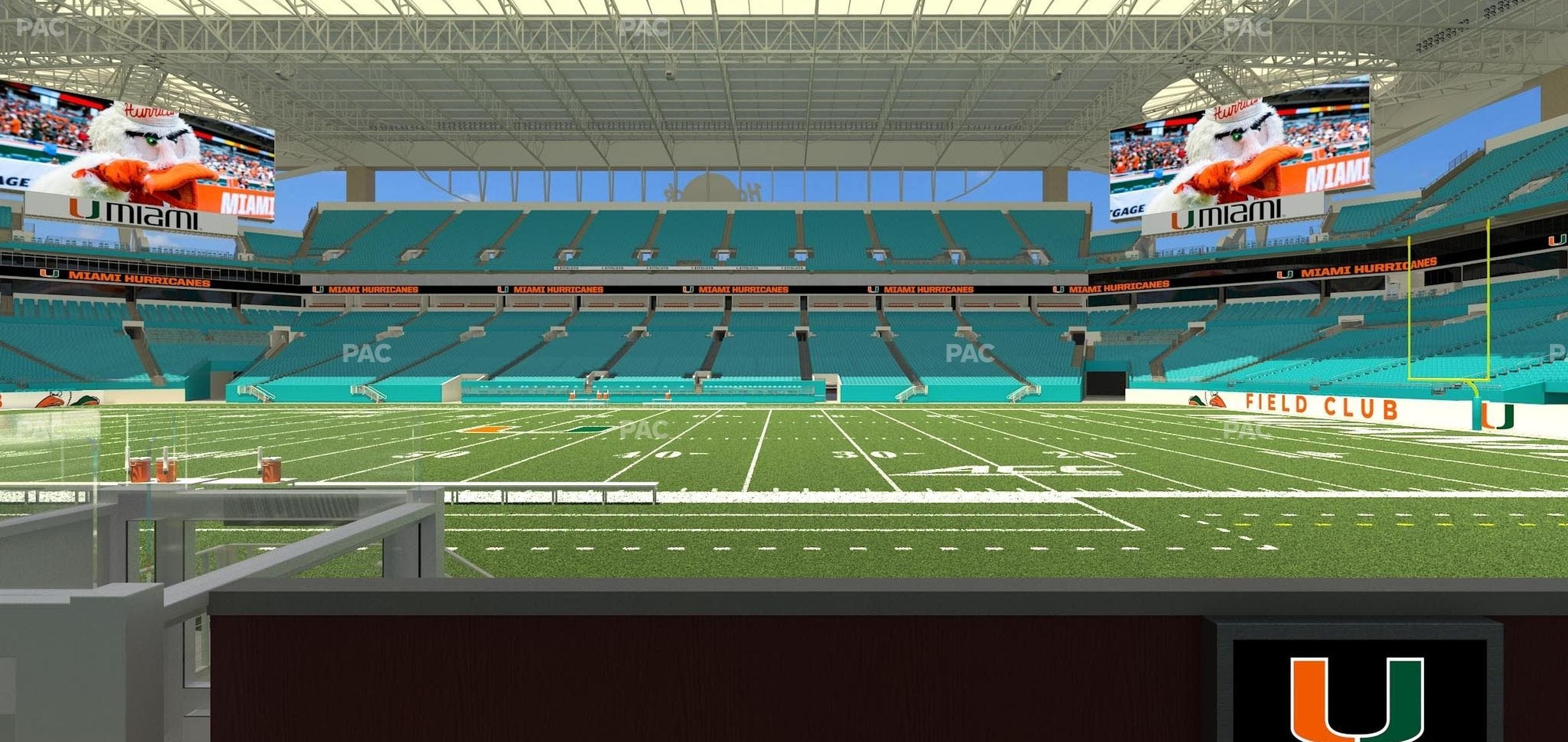 Hard Rock Stadium - Section Living Room Boxes 1 Seat View