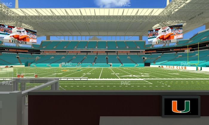 Hard Rock Stadium - Section Living Room Boxes 1 Seat View