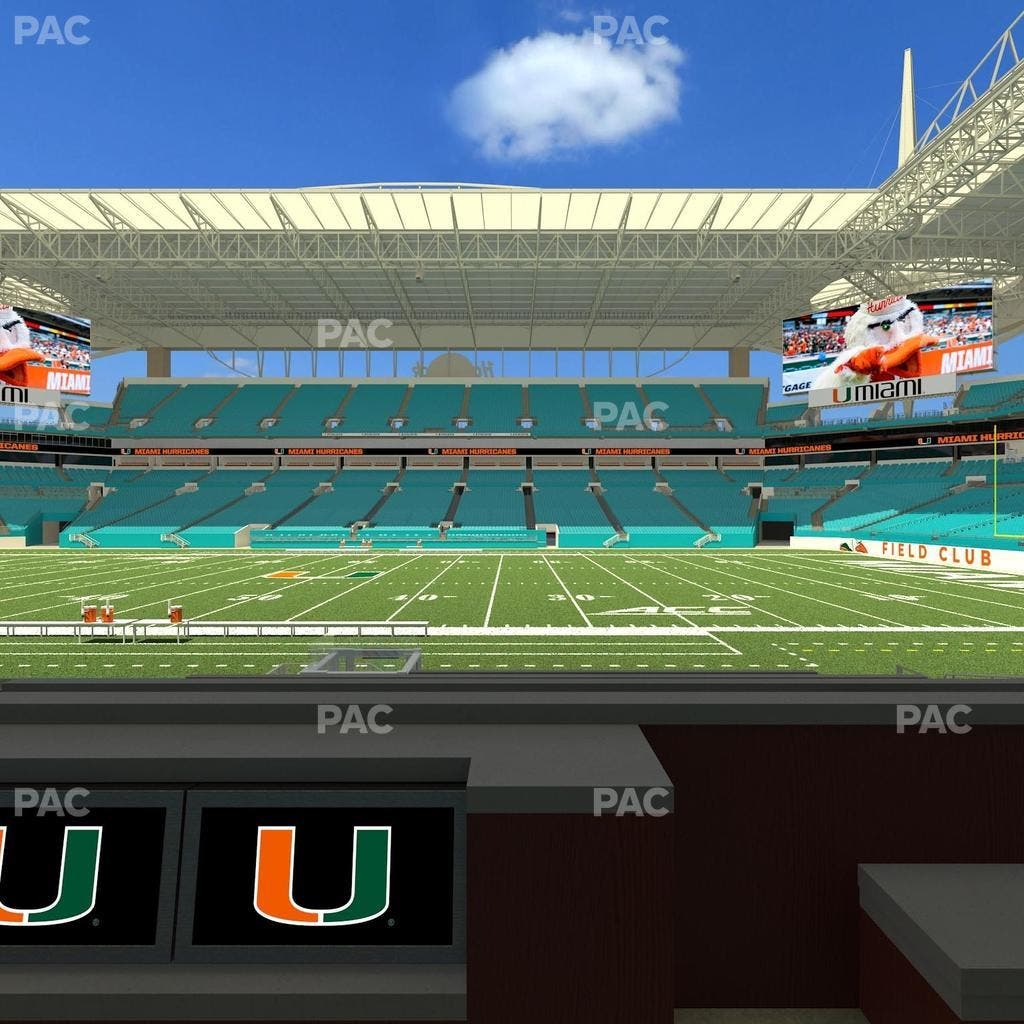 Hard Rock Stadium - Section Living Room Boxes 1 Seat View