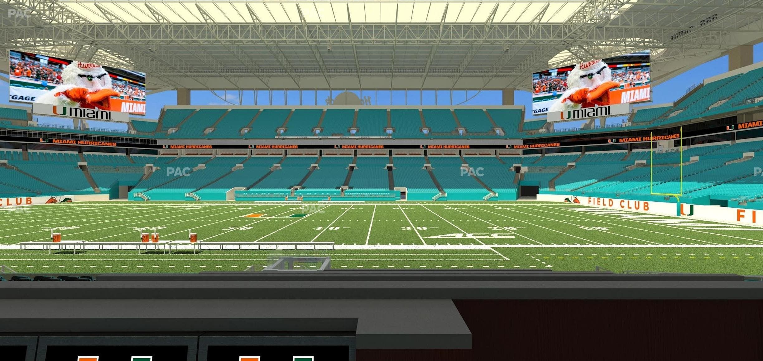 Hard Rock Stadium - Section Living Room Boxes 1 Seat View