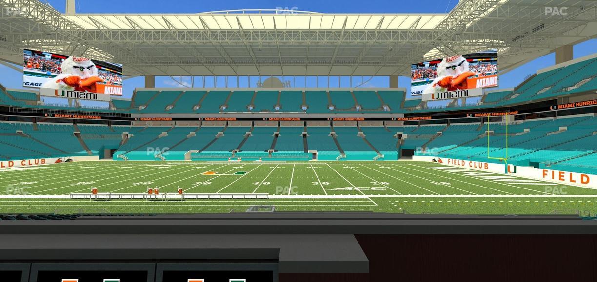 Hard Rock Stadium - Section Living Room Boxes 2 Seat View