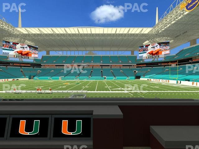 Hard Rock Stadium - Section Living Room Boxes 2 Seat View
