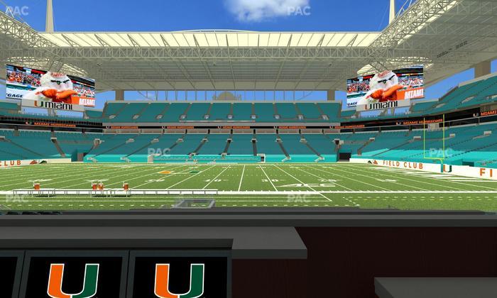 Hard Rock Stadium - Section Living Room Boxes 2 Seat View