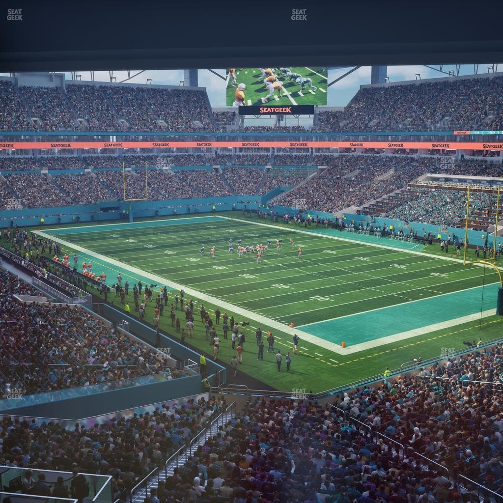 Hard Rock Stadium - Section Mezzanine Suite 10 A Seat View