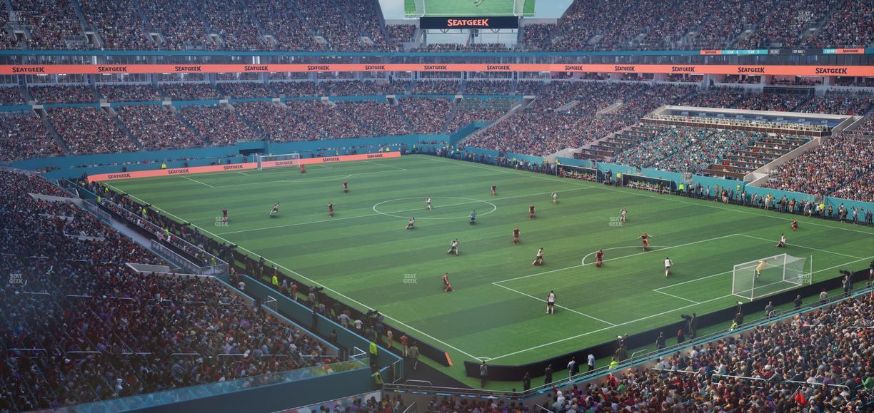 Hard Rock Stadium - Section Mezzanine Suite 10 A Seat View