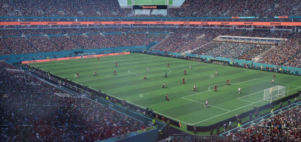 Hard Rock Stadium - Section Mezzanine Suite 11 A Seat View