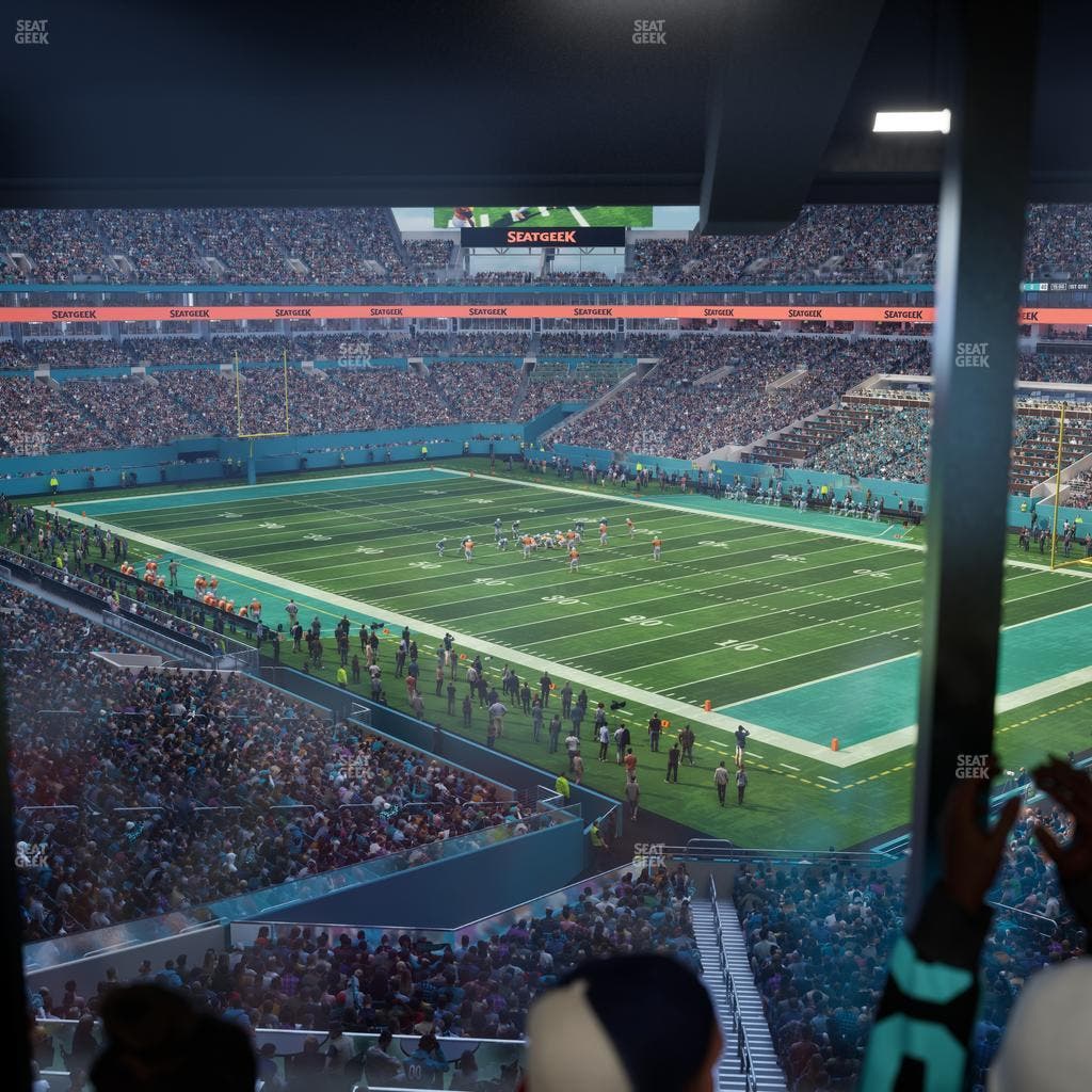 Hard Rock Stadium - Section Mezzanine Suite 11 A Seat View