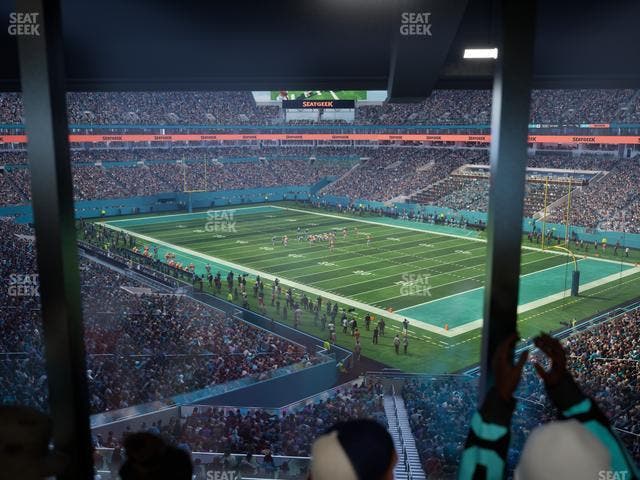 Hard Rock Stadium - Section Mezzanine Suite 11 A Seat View
