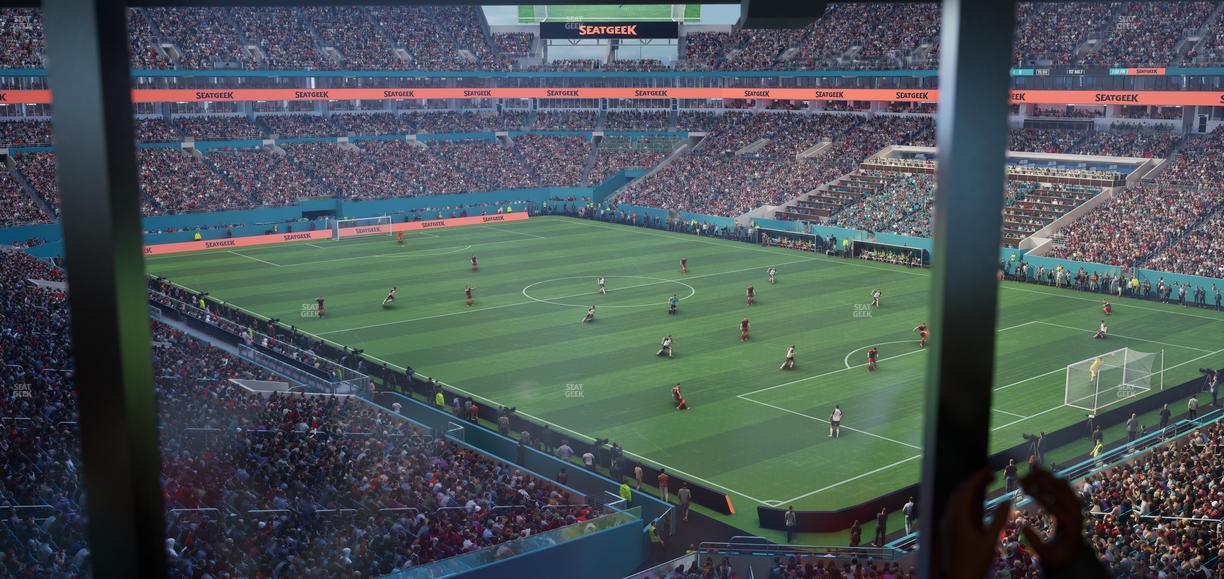 Hard Rock Stadium - Section Mezzanine Suite 11 A Seat View