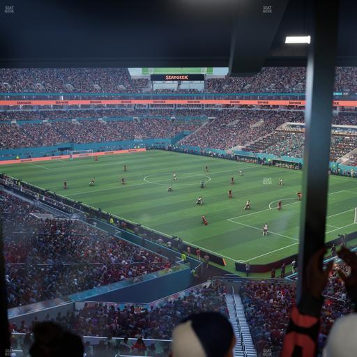 Hard Rock Stadium - Section Mezzanine Suite 11 A Seat View