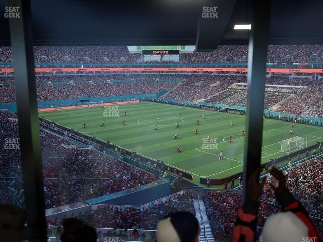 Hard Rock Stadium - Section Mezzanine Suite 11 A Seat View