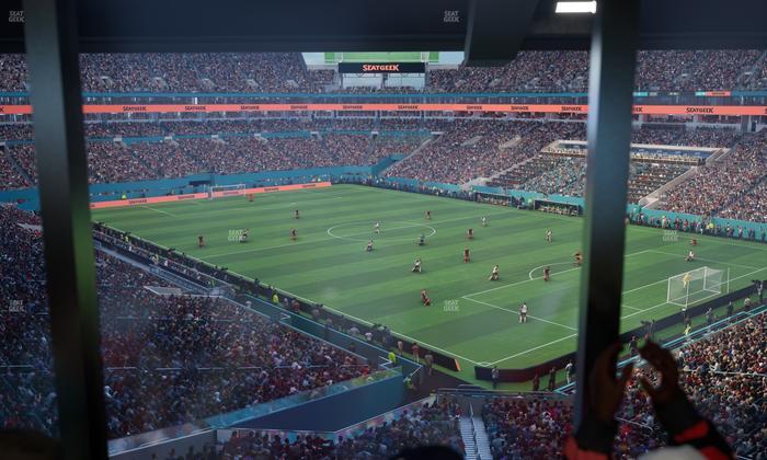 Hard Rock Stadium - Section Mezzanine Suite 11 A Seat View