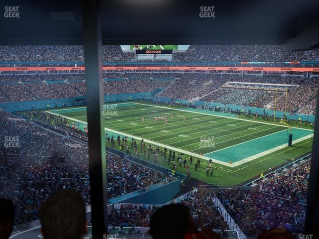 Hard Rock Stadium - Section Mezzanine Suite 11 B Seat View