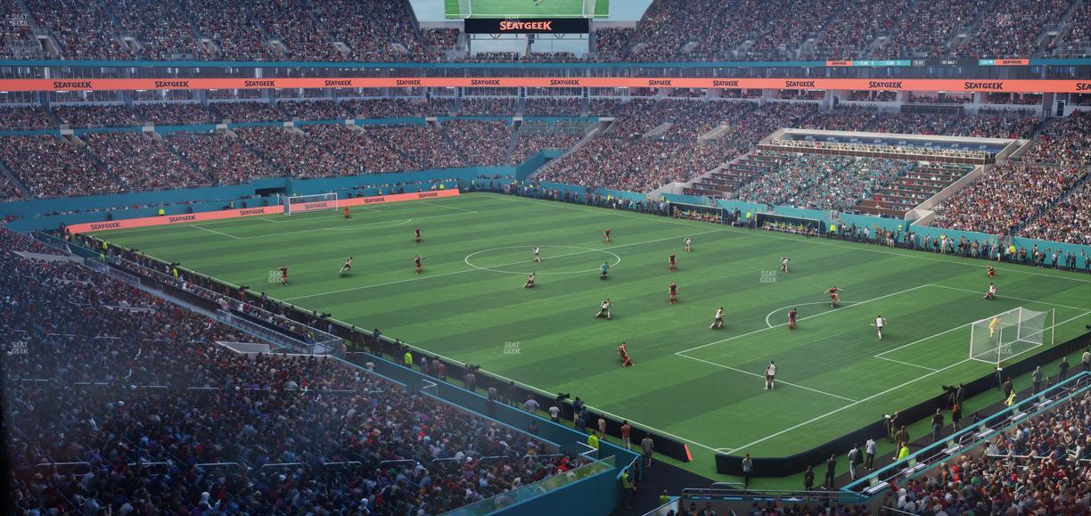 Hard Rock Stadium - Section Mezzanine Suite 11 B Seat View