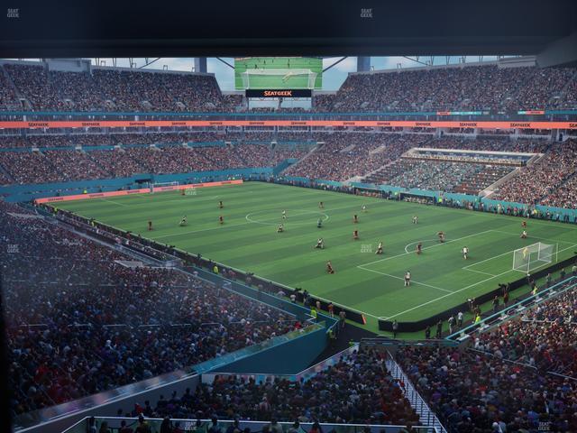 Hard Rock Stadium - Section Mezzanine Suite 11 B Seat View