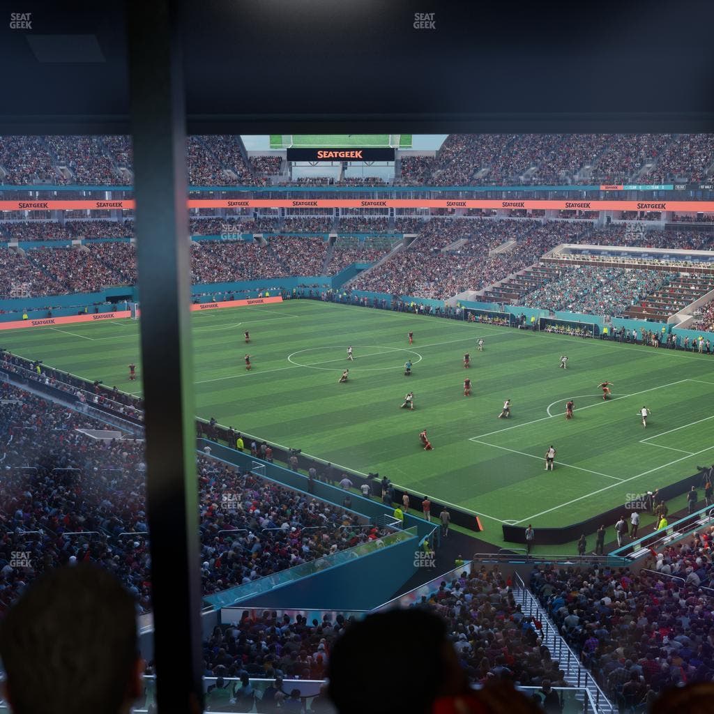 Hard Rock Stadium - Section Mezzanine Suite 11 B Seat View