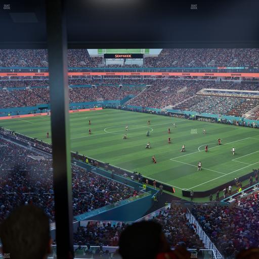 Hard Rock Stadium - Section Mezzanine Suite 11 B Seat View