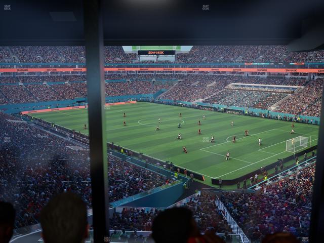 Hard Rock Stadium - Section Mezzanine Suite 11 B Seat View Hard Rock Stadium - Section Mezzanine Suite 11 B Seat View