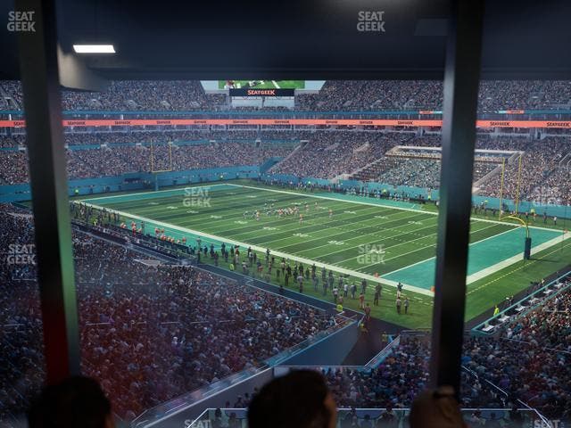 Hard Rock Stadium - Section Mezzanine Suite 11 C Seat View