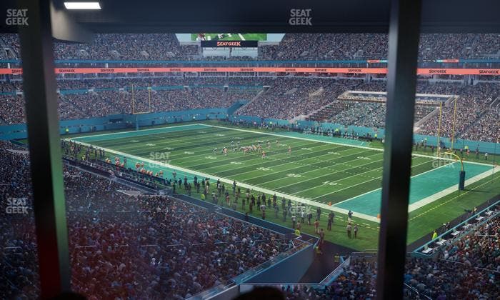 Hard Rock Stadium - Section Mezzanine Suite 11 C Seat View