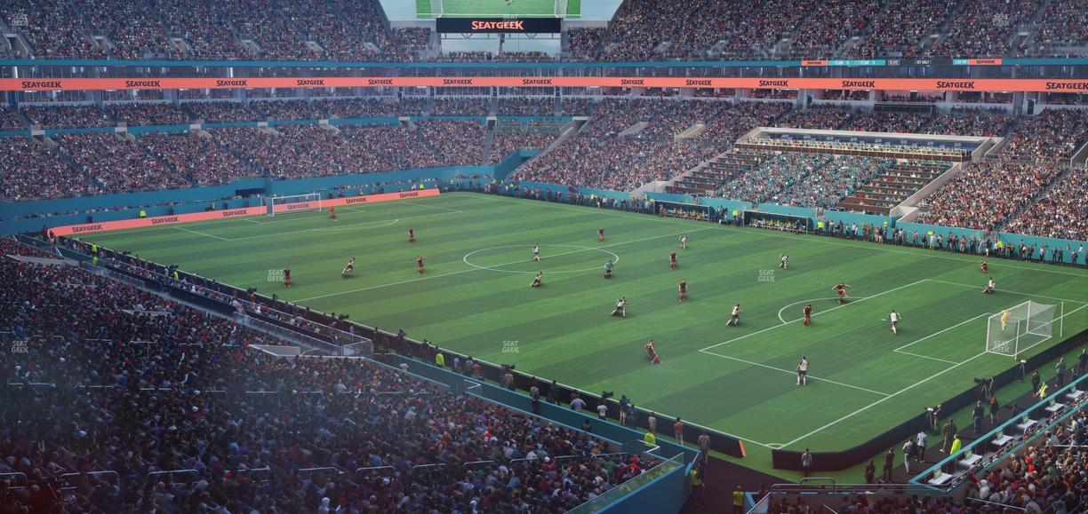 Hard Rock Stadium - Section Mezzanine Suite 11 C Seat View