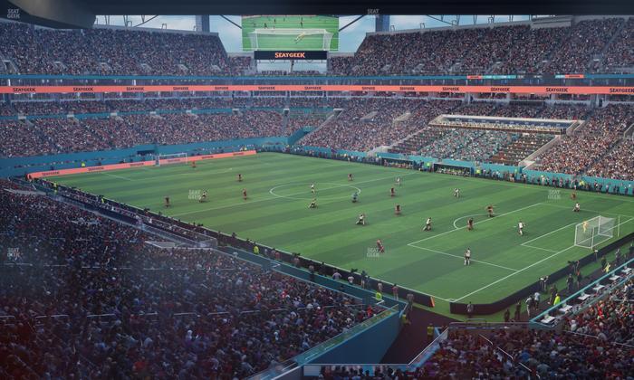 Hard Rock Stadium - Section Mezzanine Suite 11 C Seat View