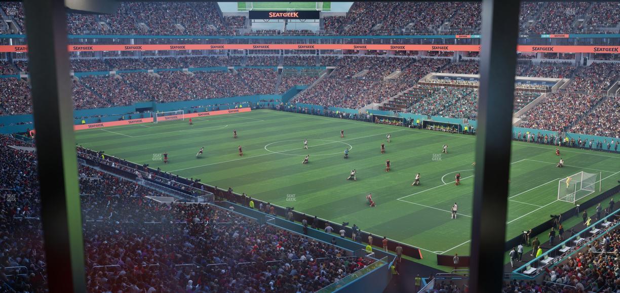 Hard Rock Stadium - Section Mezzanine Suite 11 C Seat View