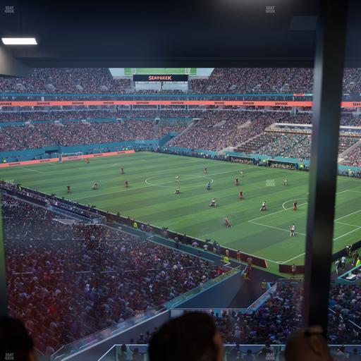 Hard Rock Stadium - Section Mezzanine Suite 11 C Seat View