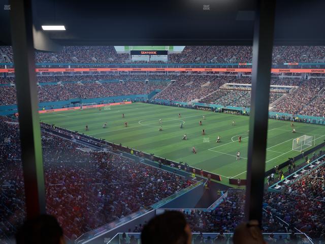Hard Rock Stadium - Section Mezzanine Suite 11 C Seat View Hard Rock Stadium - Section Mezzanine Suite 11 C Seat View
