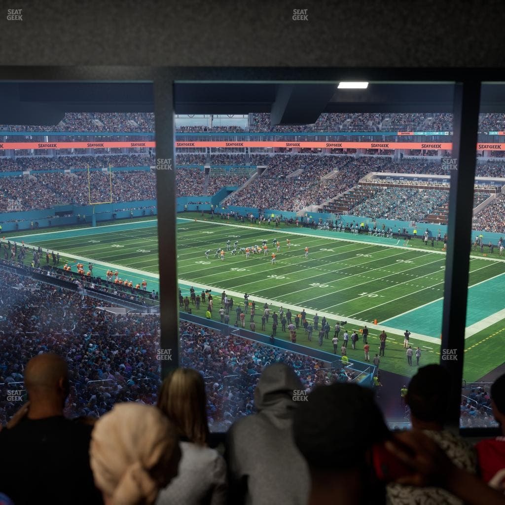 Hard Rock Stadium - Section Mezzanine Suite 12 A Seat View