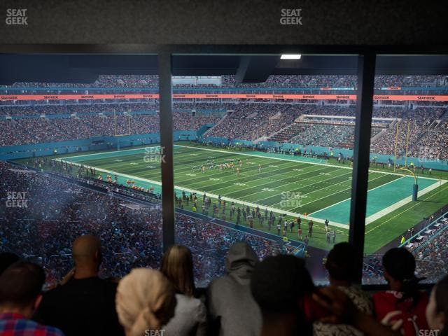 Hard Rock Stadium - Section Mezzanine Suite 12 A Seat View
