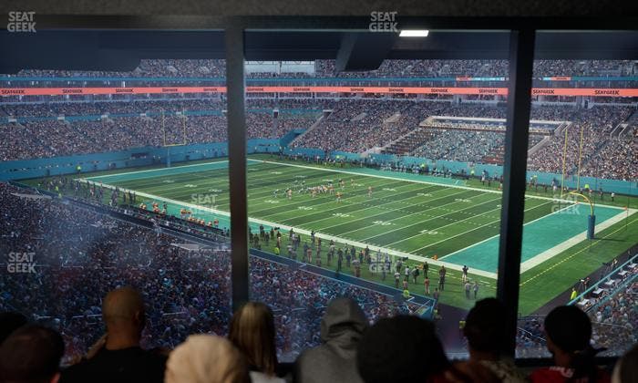 Hard Rock Stadium - Section Mezzanine Suite 12 A Seat View