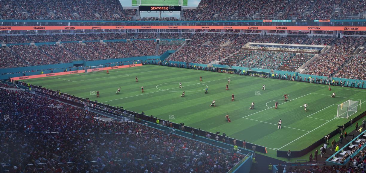 Hard Rock Stadium - Section Mezzanine Suite 12 A Seat View