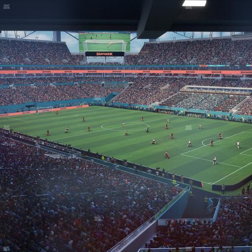 Hard Rock Stadium - Section Mezzanine Suite 12 A Seat View