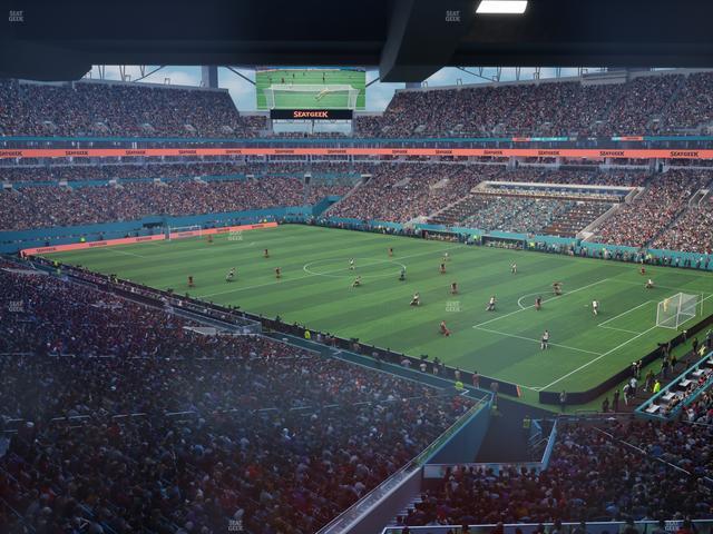 Hard Rock Stadium - Section Mezzanine Suite 12 A Seat View